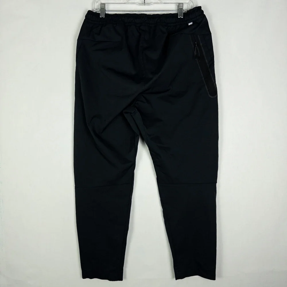Nike Sportswear Tech Pack Woven Pants Men's Size L Black Tapered Joggers Zip